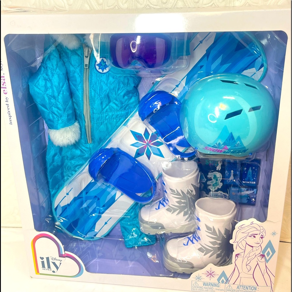 DISNEY ILY 4EVER 18IN DOLL FASHION & ACCESSORIES INSPIRED BY ELSA FROZEN, NEW